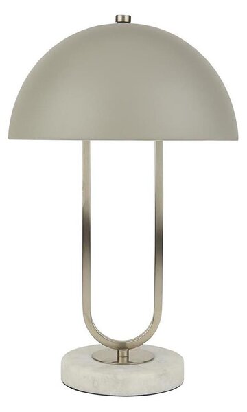 Lampă de masă Searchlight EU60949GY DOME 1xG9/33W/230V argintiu