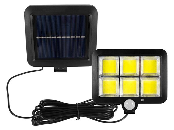 Proiector LED solar cu senzor LED/1,5W/3,7V 6000K IP44 1200 mAh