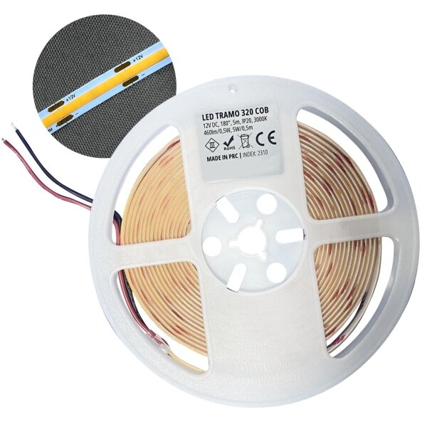 Bandă LED/50W/12V 5 m 4000K