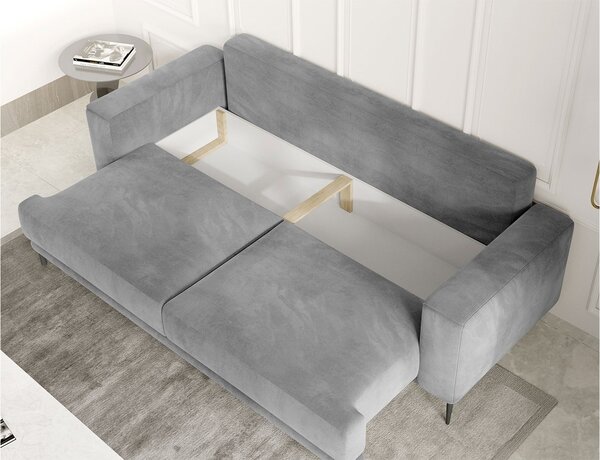 Canapea lemn masiv extensibilă Dalia Personalizabilă, 248 × 95 × 84 cm - velvemat10