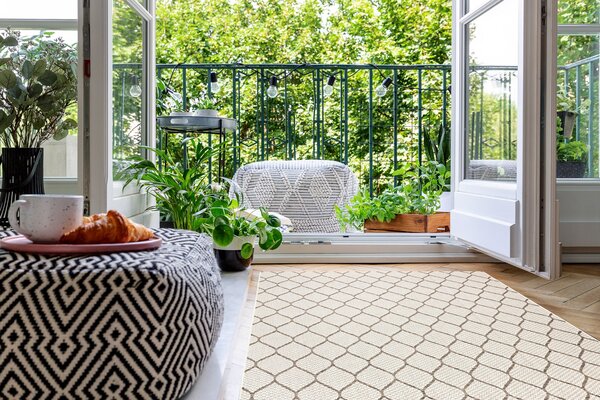 Covor SISAL BOHO 46211061 marocani Trellis bej
