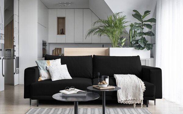 Canapea lemn masiv extensibilă Dalia Personalizabilă, 248 × 95 × 84 cm - velvemat10