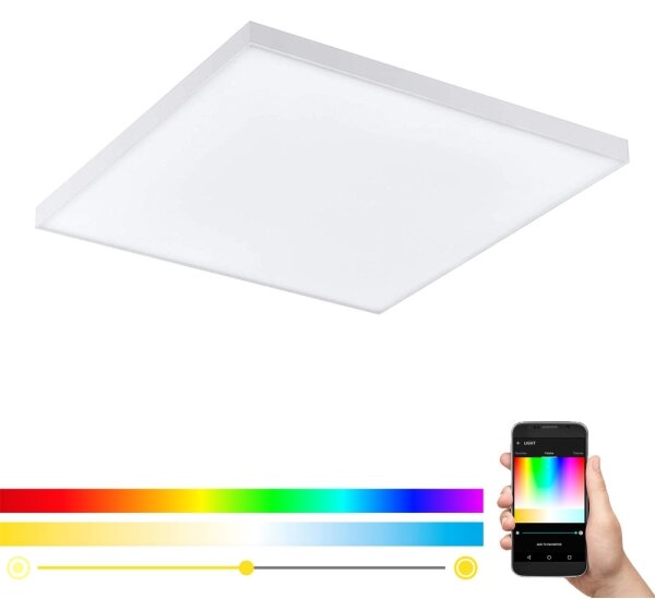 Plafonieră LED RGB dimabilă TURCONA-C LED/15W/230V Eglo 98562 + telecomandă