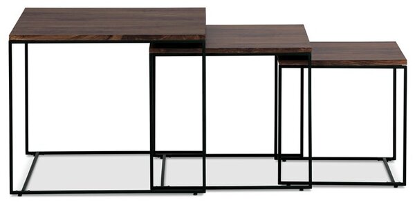 Dohányzóasztal 60 × 60 × 51 cm, MDF, dió AF-3008 WAL