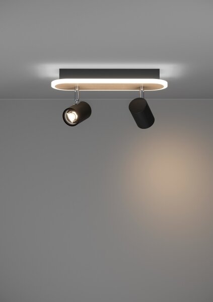 Eglo 901632 - Spot LED RIMBOCCHI, 12W, 230V, maro/negru