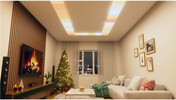 Set de extensie plafonieră LED RGBW dimabilă Nanoleaf NF083K02-3SL 16W/230V 2700-6500K Wi-Fi