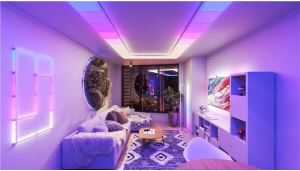 Set de extensie plafonieră LED RGBW dimabilă Nanoleaf NF083K02-3SL 16W/230V 2700-6500K Wi-Fi