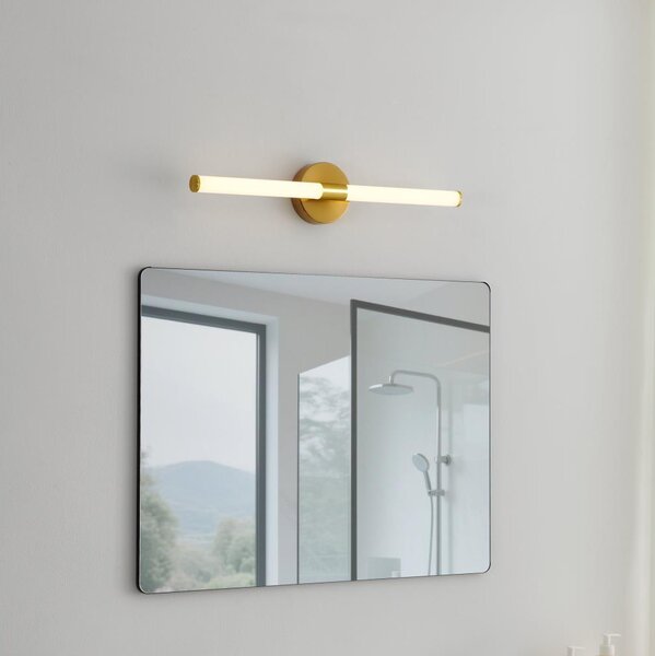 Eglo 901855 - Aplica LED pentru oglindă de baie RAMOLA, 11W, 230V, 60 cm, IP44, auriu
