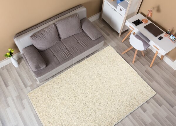 Covor SOFFI shaggy 5cm cremă