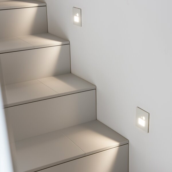Brilagi - Aplica LED pentru scări cu senzor, 1,5W/230V, 3000/4000/6500K, alb