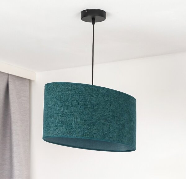 Lustră pe cablu Duolla OVAL 1xE27/15W/230V verde