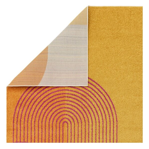 Covor galben-portocaliu 120x170 cm Muse Orange Retro – Asiatic Carpets