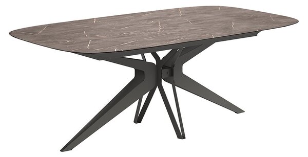 Set lemn masiv masă și scaune Hexagon - 275 × 120 × 75 cm, 2 scaune