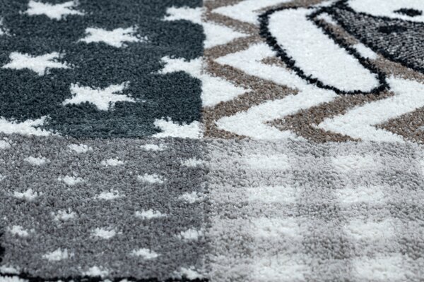 Covor FUN Pets pentru copii, animale, gri