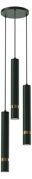 Lustră pe cablu Brilagi POKER 3xGU10/25W/230V verde