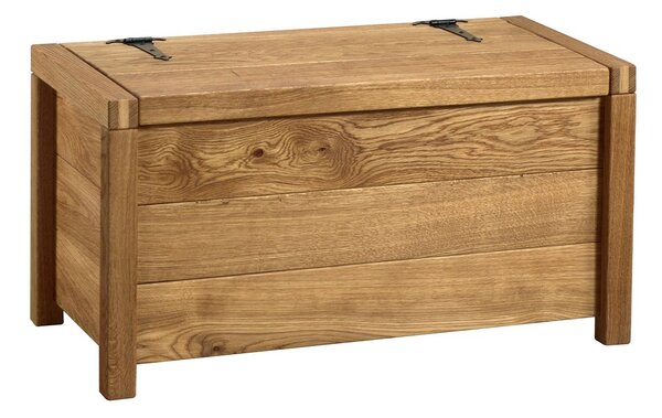 Ladă lemn masiv de depozitare Malina - 85 × 45 × 45 cm, Nu