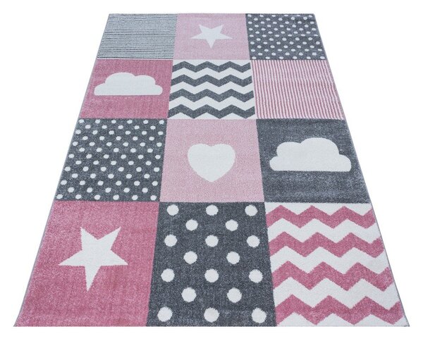 Covor pentru copii roz/gri 120x170 cm Kids – Ayyildiz Carpets