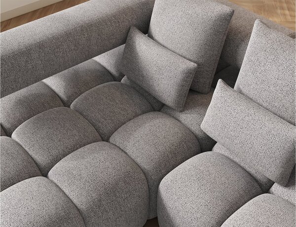 Colțar lemn masiv extensibil modern Levvi Personalizabil, 260 × 184 × 102 cm - Stânga