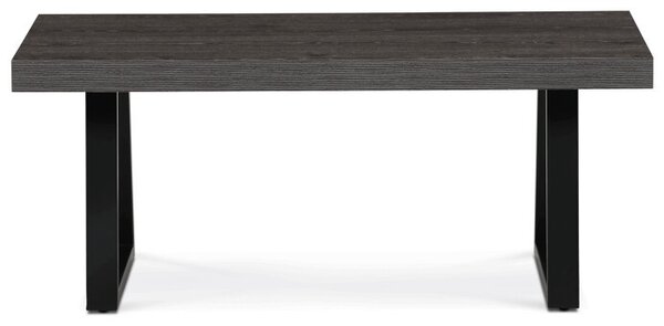 Dohányzóasztal 120 × 60 × 50 cm, melamin, szürke tölgy CT-R5212 GREY