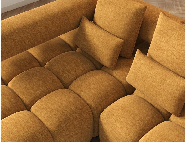 Colțar lemn masiv extensibil modern Levvi Personalizabil, 260 × 184 × 102 cm - Stânga