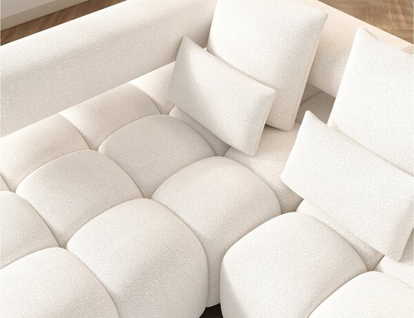 Colțar lemn masiv extensibil modern Levvi Personalizabil, 260 × 184 × 102 cm - Stânga