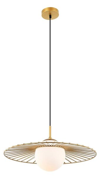 Lustră pe cablu SALLY 1xE27/40W/230V auriu ITALUX MDM-4003/1 GD