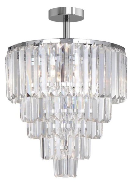 Lustră aplicată Zuma Line FC17106/6+3+1-CHROME+CL AMEDEO 10xE14/40W/230V crom