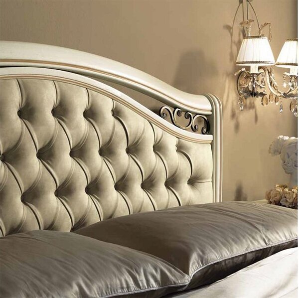 Pat lemn masiv Caterina II 160/180x200cm - 160x200