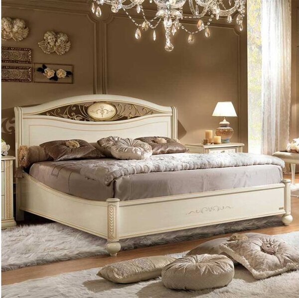 Pat lemn masiv Caterina 160/180x200cm - 160x200