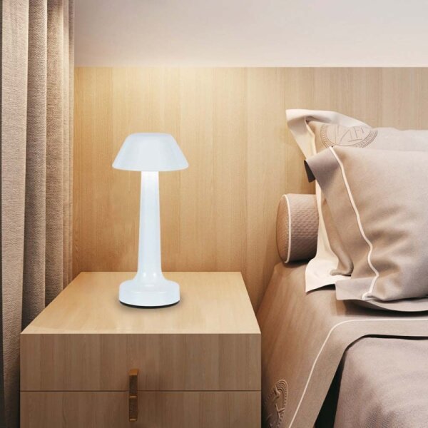 Lampă de birou LED încărcabilă, reglabilă, 1W, 5V, 3000-6000K, albă