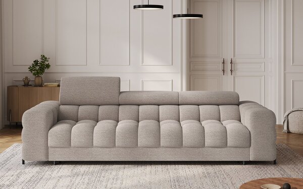 Canapea lemn masiv extensibilă Festello Personalizabila, 260 × 100 × 96 cm - amore35