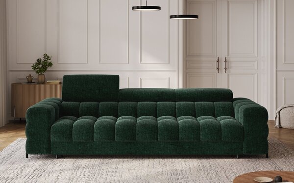 Canapea lemn masiv extensibilă Festello Personalizabila, 260 × 100 × 96 cm - amore35