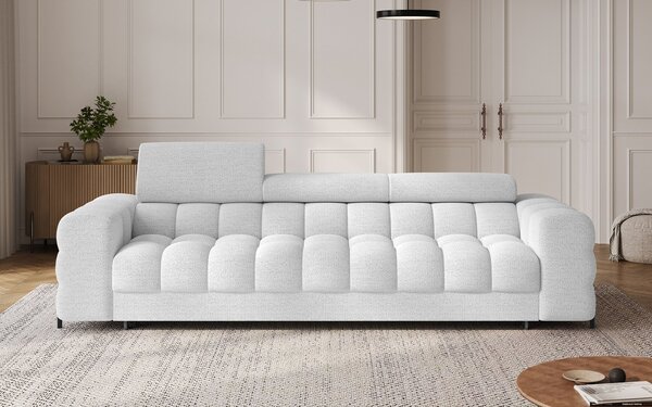 Canapea lemn masiv extensibilă Festello Personalizabila, 260 × 100 × 96 cm - amore35