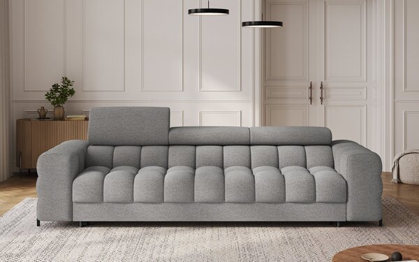 Canapea lemn masiv extensibilă Festello Personalizabila, 260 × 100 × 96 cm - amore35