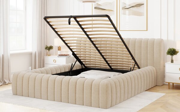Pat lemn masiv Carilla 140/160/180x200 cm Personalizabil - 140x200