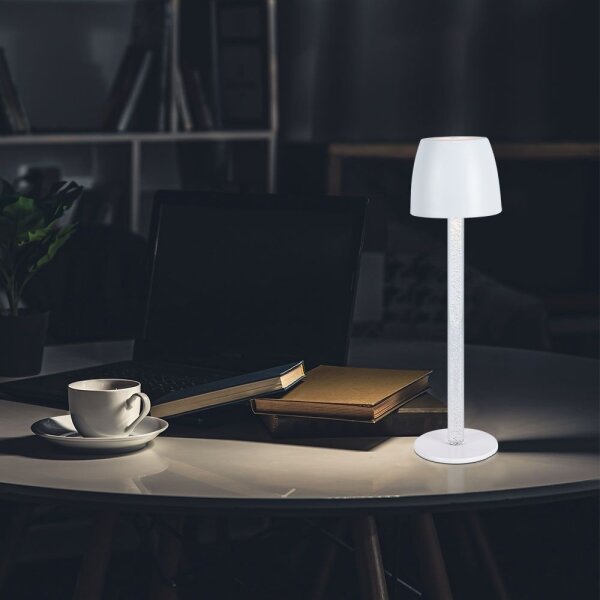 Lampă de birou LED încărcabilă, dimabilă, 3W, 5V, 3000K, neagră