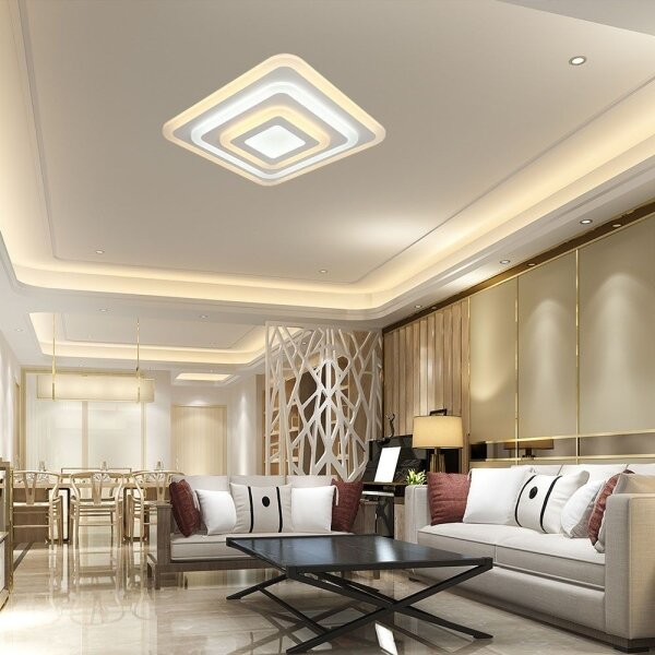 Plafonieră LED dimabilă LED/77W/230V 3000-6500K + telecomandă