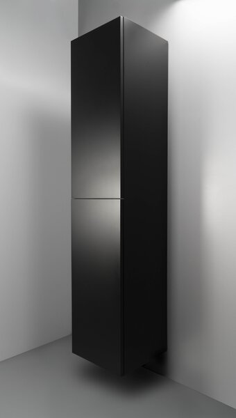 Deante Prizma, dulap înalt suspendat 350x350x1600 mm, negru mat, DEA-SDI_NSL1