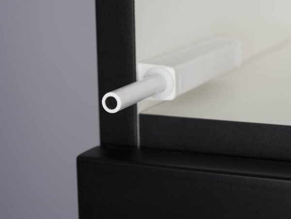 Deante Prizma, dulap înalt suspendat 350x350x1600 mm, negru mat, DEA-SDI_NSL1