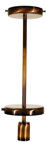 Montură 1xE27/60W/230V 44 cm bronz/patină