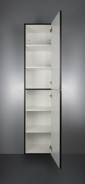 Deante Prizma, dulap înalt suspendat 350x350x1600 mm, negru mat, DEA-SDI_NSL1