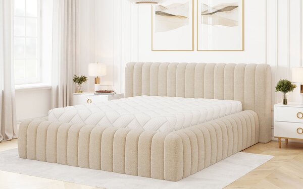Pat lemn masiv Carilla 140/160/180x200 cm Personalizabil - 140x200