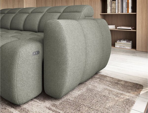 Colțar lemn masiv Falconn extensibil Personalizabil, 258 × 208 × 107 cm - Stânga