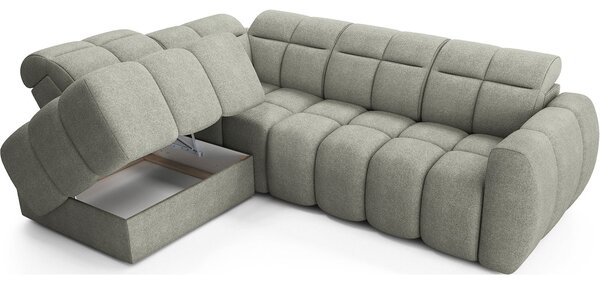 Colțar lemn masiv Falconn extensibil Personalizabil, 258 × 208 × 107 cm - Stânga