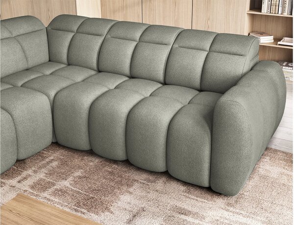 Colțar lemn masiv Falconn extensibil Personalizabil, 258 × 208 × 107 cm - Stânga
