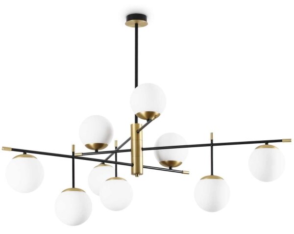 Lustră pe tijă Ideal Lux GOURMET 9xE14/28W/230V