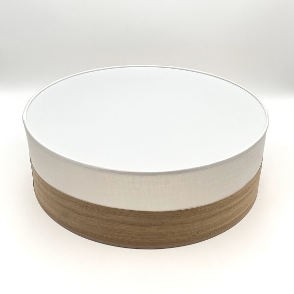 Plafonieră LED SIRJA WOOD LED/36W/230V d. 45 cm alb/stejar