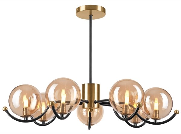 Lustră pe tijă GEORGIA 7xE14/5W/230V