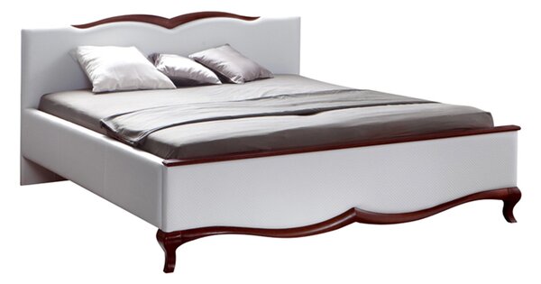 Pat lemn masiv Milan III 140/160/180x200cm - 140x200, Fara