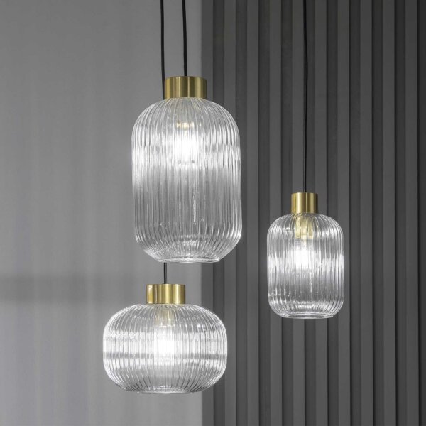 Lustră pe cablu Ideal Lux MINT 1xE27/60W/230V d. 24 cm transparent